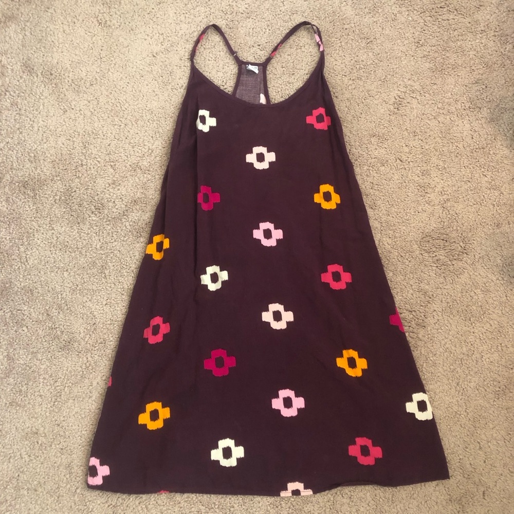 Printed halter sun dress